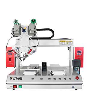 双头双工位双气缸斜插式<a href='http://www.szolks.com/' class='keys' title='点击查看关于焊锡机的相关信息' target='_blank'>焊锡机</a>